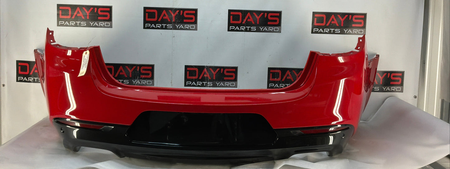 2015 Chevy SS Sedan Complete Rear Bumper Cover Panel Red OEM