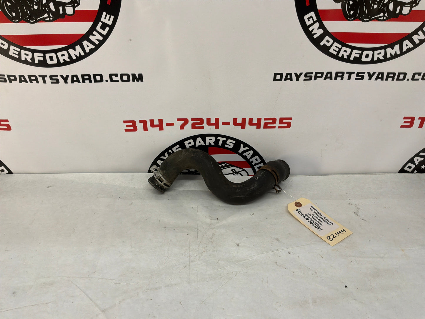 1999 Pontiac Trans Am WS6 Lower Radiator Coolant Hose OEM