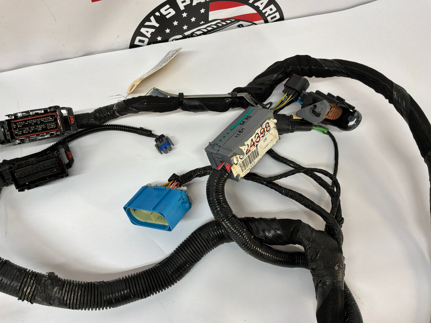 2007 C6 Corvette Convertible Engine Motor Automatic Transmission Wire Wiring Harness OEM