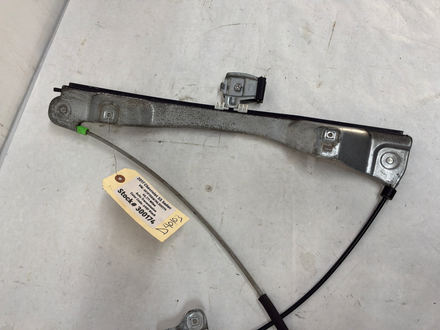 2017 Chevy SS Sedan LH Driver Front Window Regulator Motor OEM
