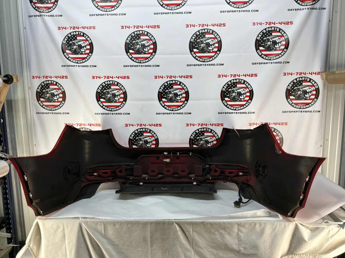 2014 Chevy SS Sedan Rear Bumper Cover Red OEM