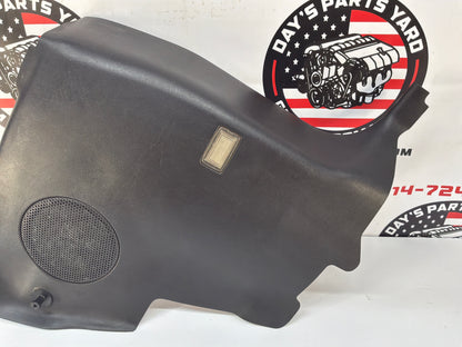 2002 Chevy Camaro Z28 LH Driver Rear Interior Quarter Trim Panel Ebony Black OEM