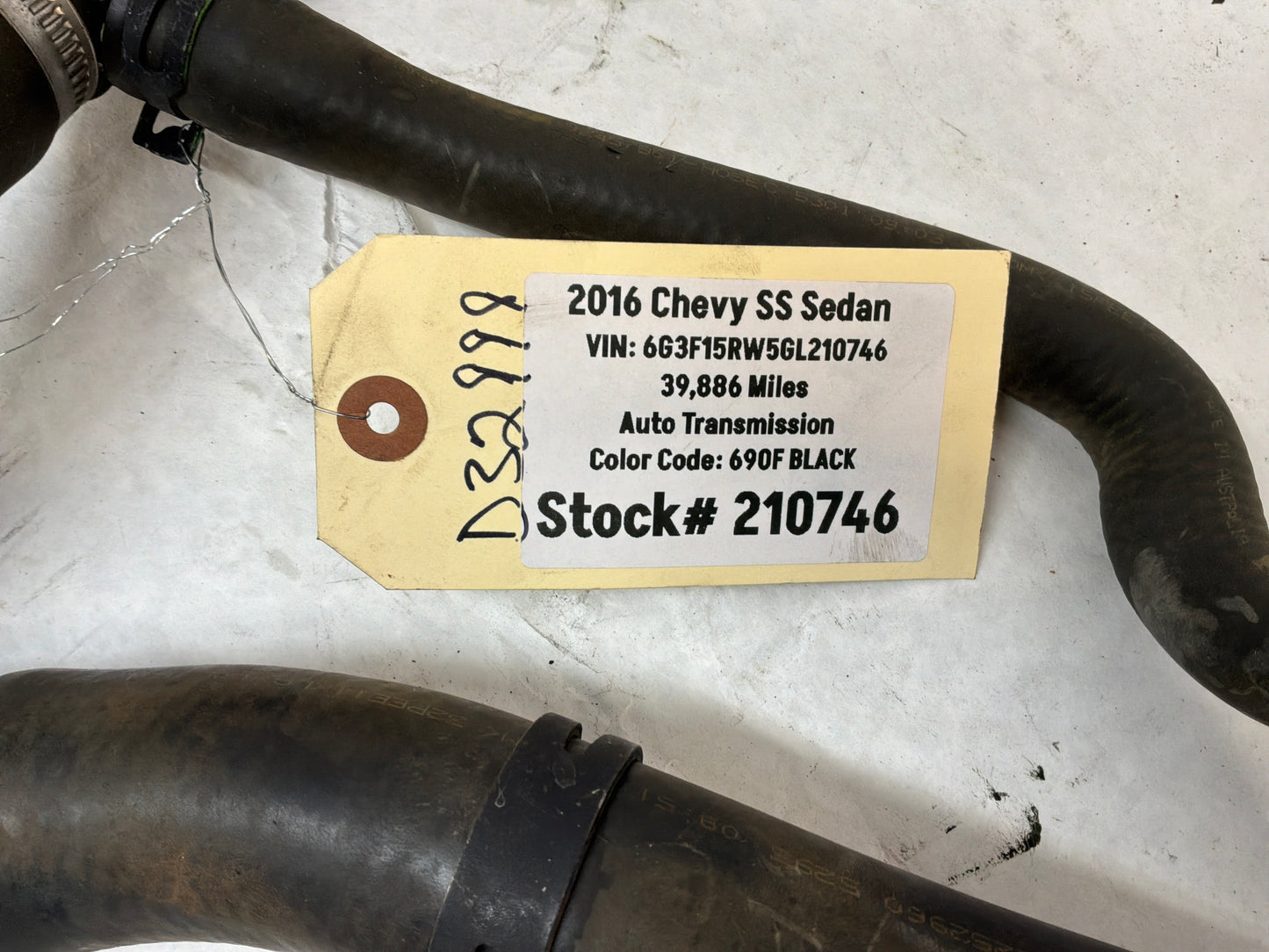 Radiator hose - Day's Parts Yard