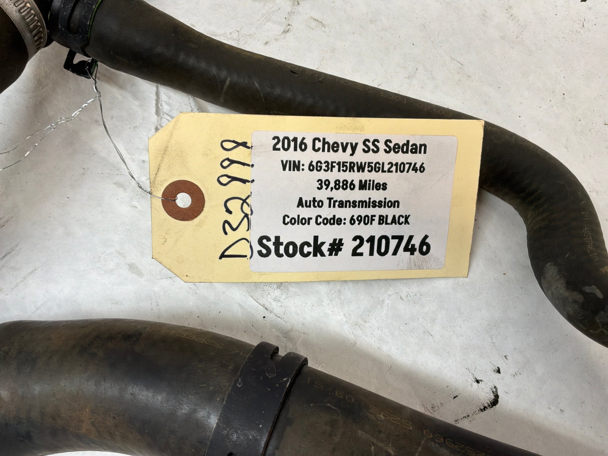 Radiator hose - Day's Parts Yard