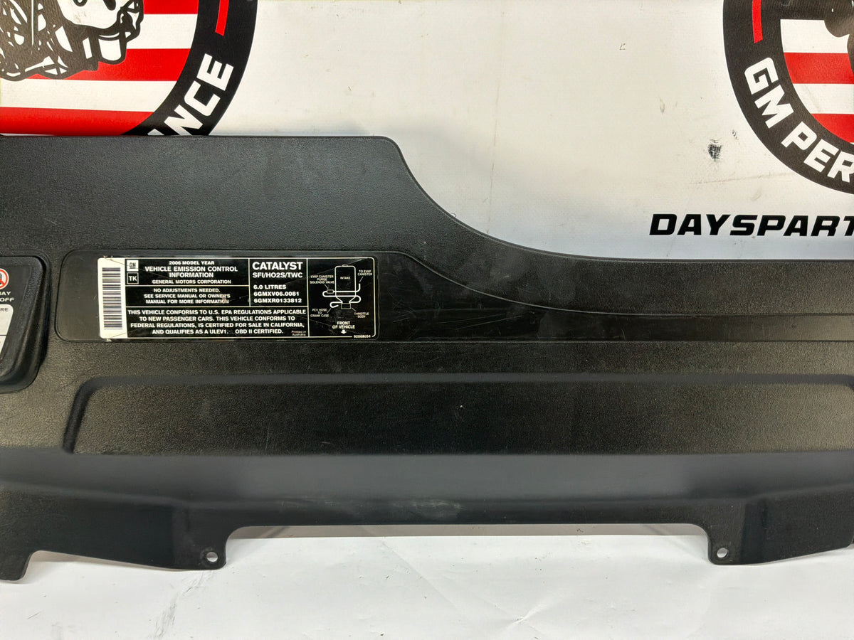 2006 Pontiac GTO Upper Radiator Core Support Air Baffle Cover OEM