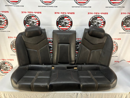 2017 Chevy SS Sedan Rear Seats Black Leather Alcantara Suede OEM