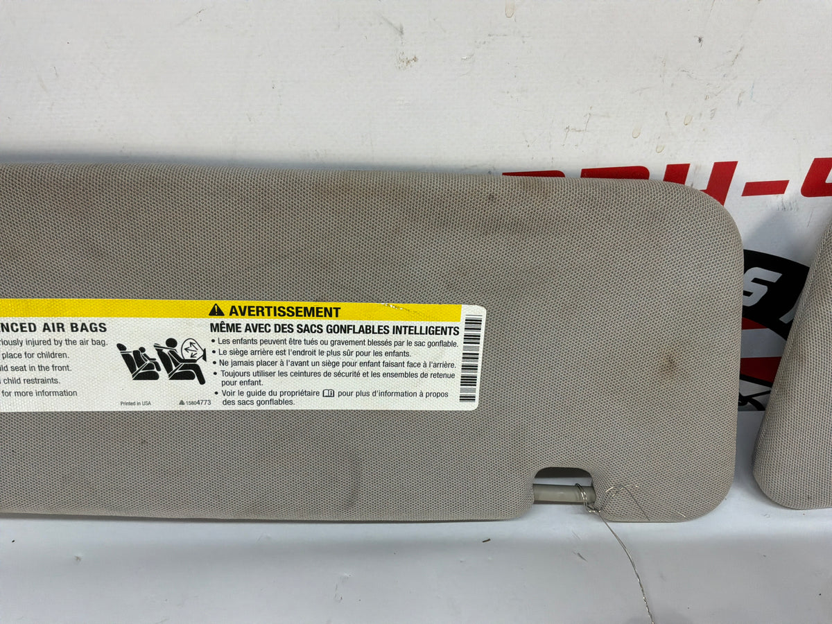 2014 Chevy SS Sedan RH & LH Sun Visor Sunvisor Shade OEM