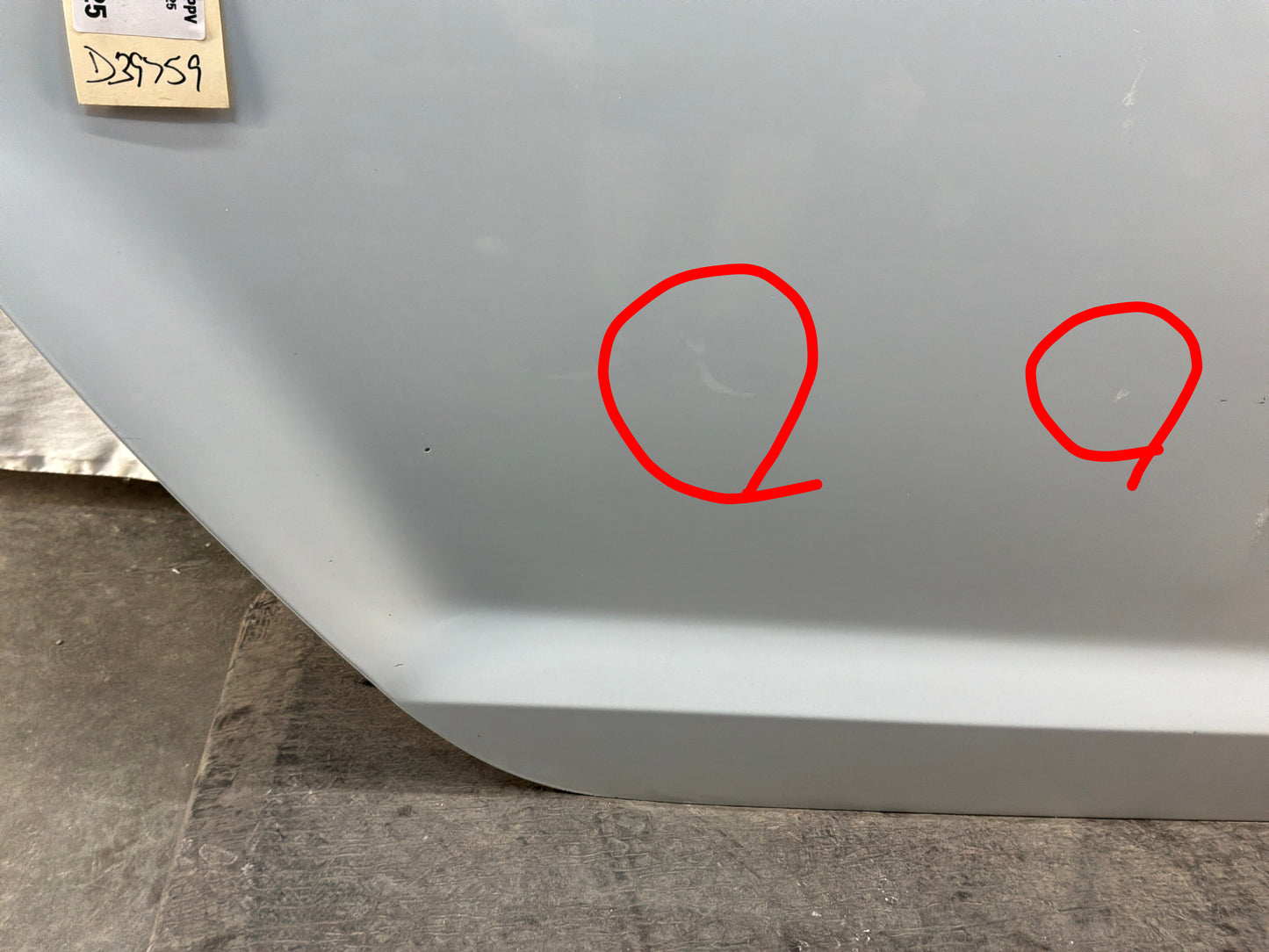 2016 Chevy Caprice PPV RH Passenger Rear Exterior Door White OEM
