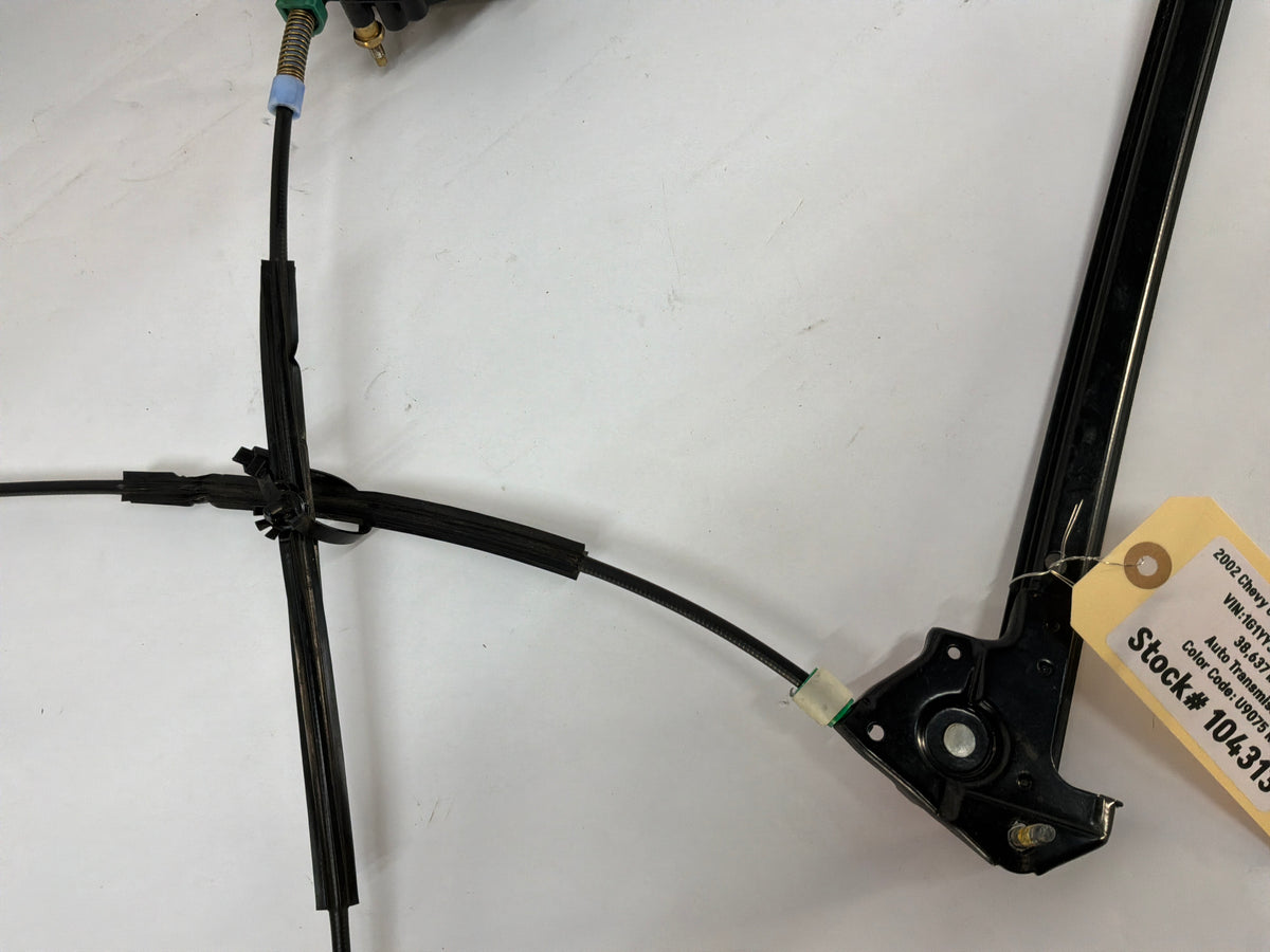 2002 Chevy C5 Corvette Convertible RH Passenger Front Window Regulator w/ Motor