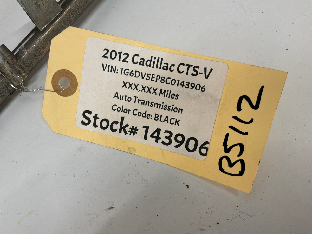 2012 Cadillac CTS-V Front Upper Radiator Grill Surround Chrome Trim Panel OEM