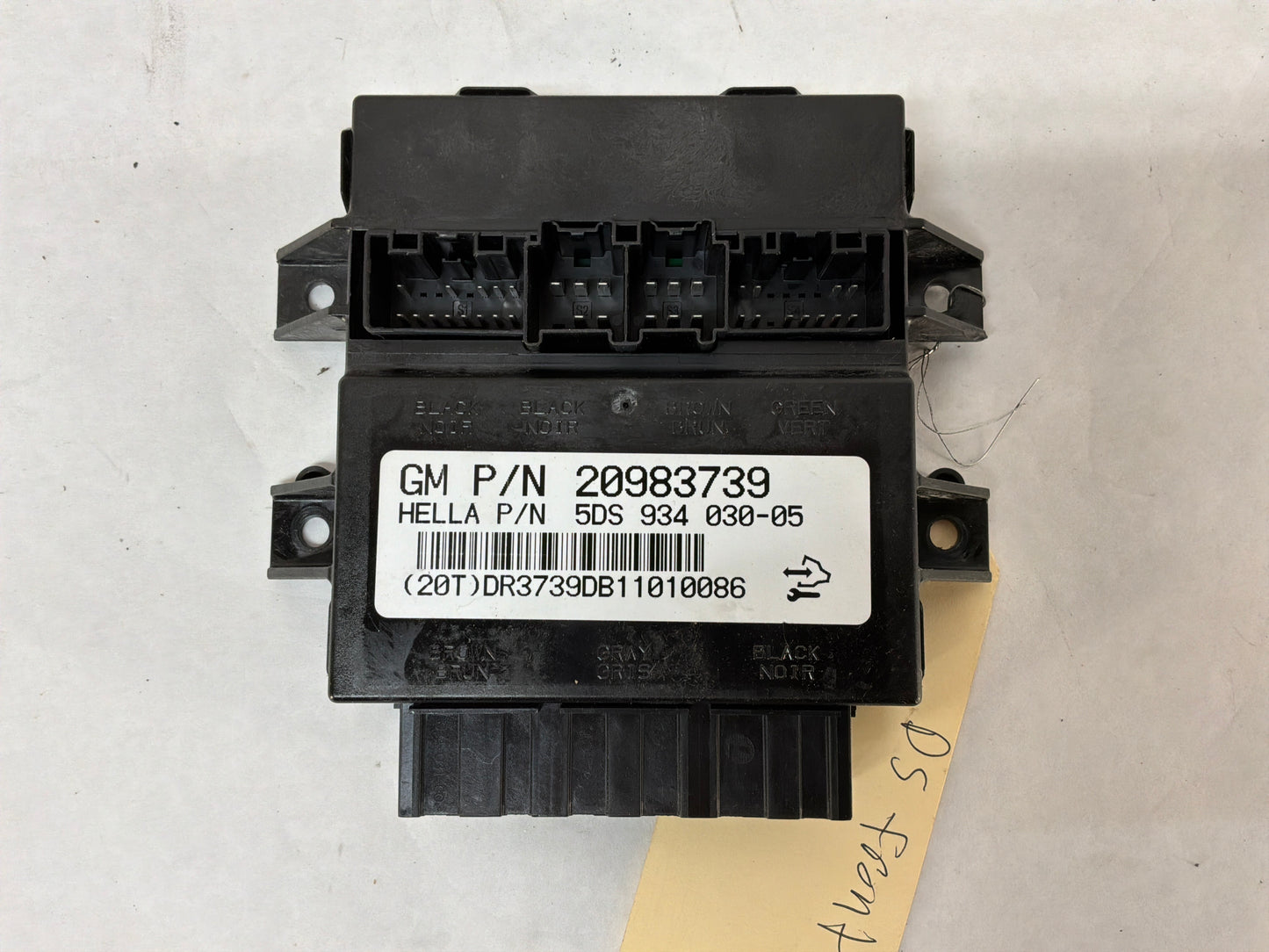 2011 Cadillac CTS-V Coupe LH Driver Front Seat Memory Control Module OEM
