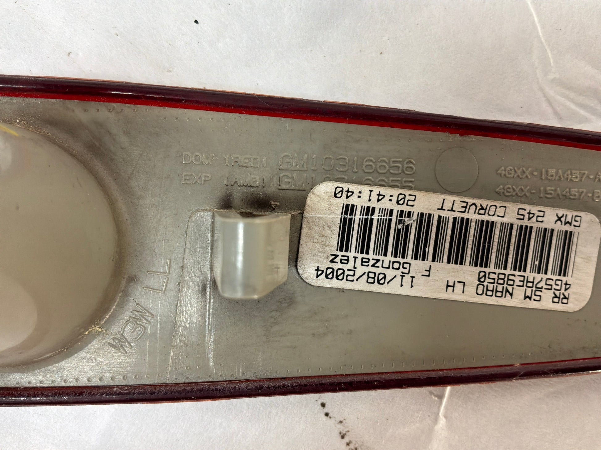 2005 Chevy C6 Corvette RH & LH Side Marker Turn Signal Light Lamp OEM - Day's Parts Yard