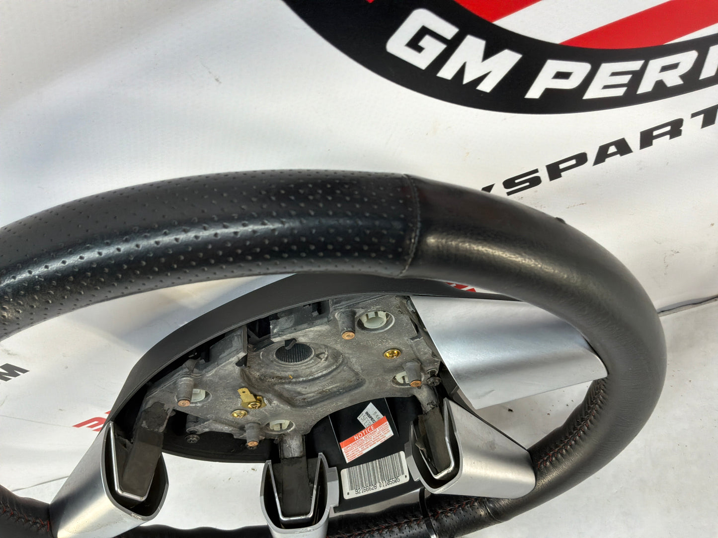 2005 Pontiac GTO Steering Wheel Red Stitching OEM