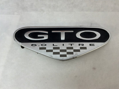 2005 Pontiac GTO Fender Badge Emblem OEM