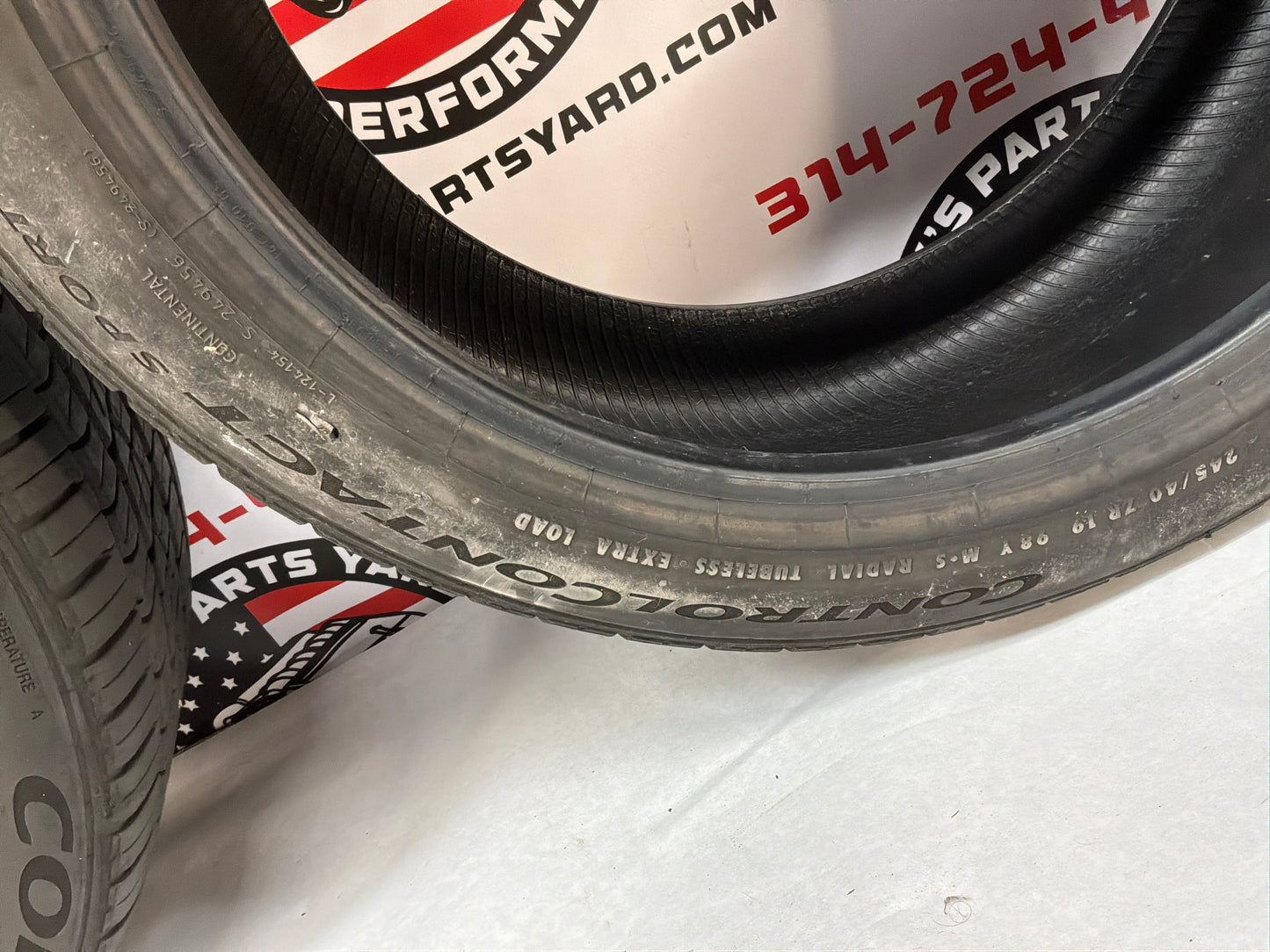 Continental Control Contact Sport SRS 245/40/19 Set of 2