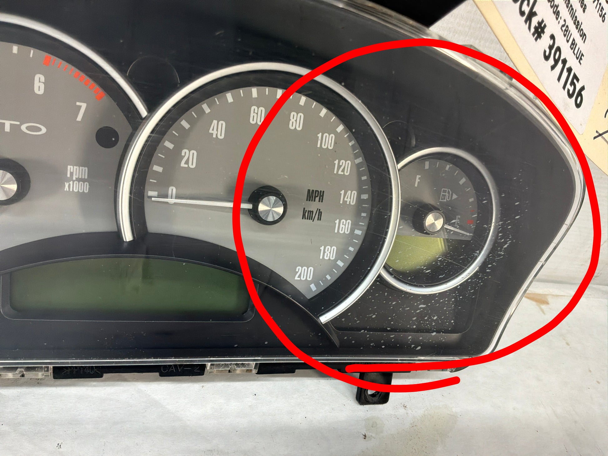 Speedometer - Day's Parts Yard