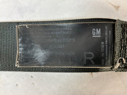 2008 Pontiac G8 RH Passenger Front Seat Belts Retractor OEM