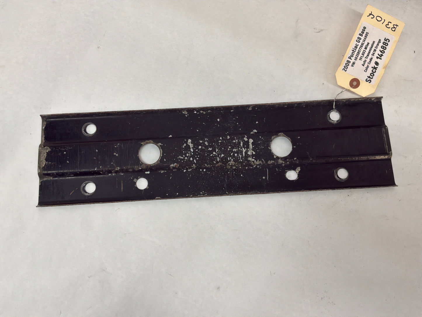 2008 Pontiac G8 Base Transmission Tunnel Rear Underbody Bracket Frame Brace OEM