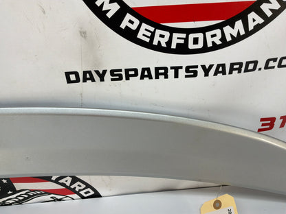 2017 Chevy SS Sedan Trunk Deck Lid Spoiler Wing Silver OEM