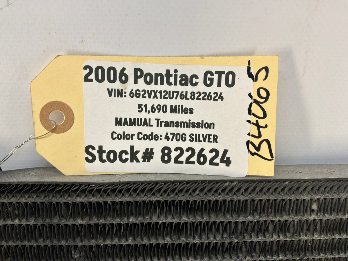2006 Pontiac GTO AC Air Conditioner Conditioning Condenser OEM