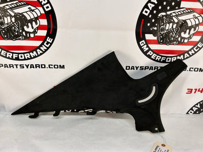 2016 Cadillac CTS-V LH Driver Rear C Pillar Cover Trim Panel OEM