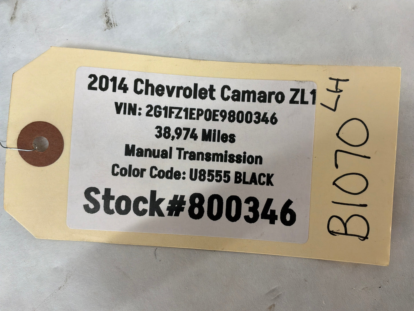 2014 Chevy Camaro ZL1 LH Driver Head Light Headlight Lamp HID Halo OEM