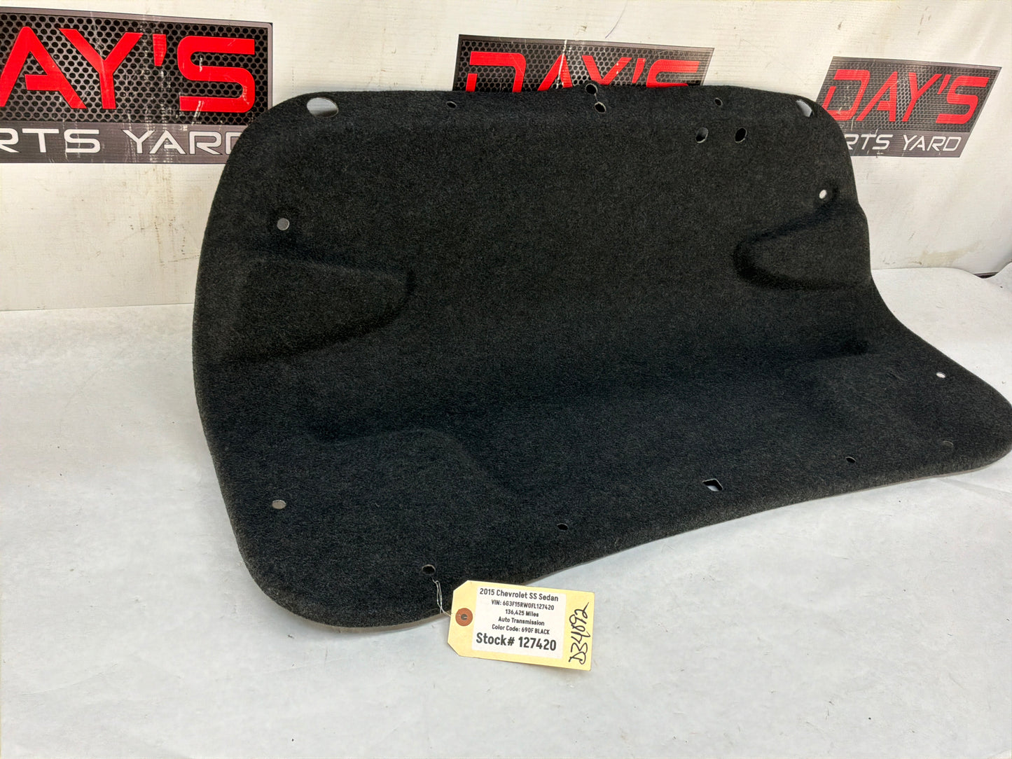 Trunk liner - Day's Parts Yard