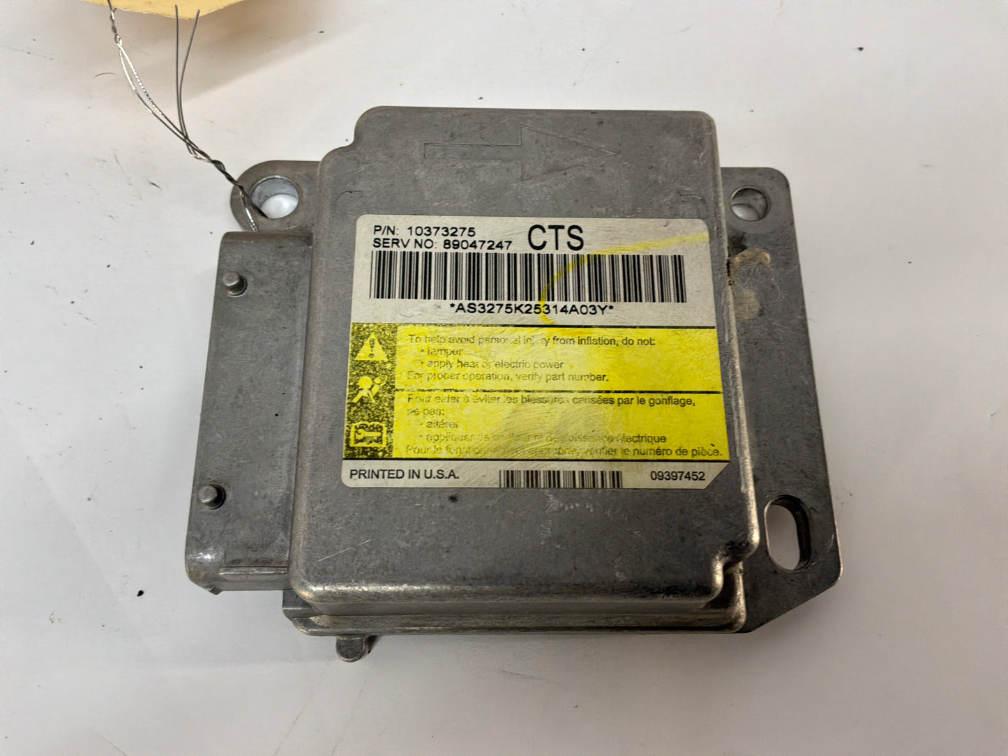 2006 Cadillac CTS-V Interior Air Bag Module Computer OEM