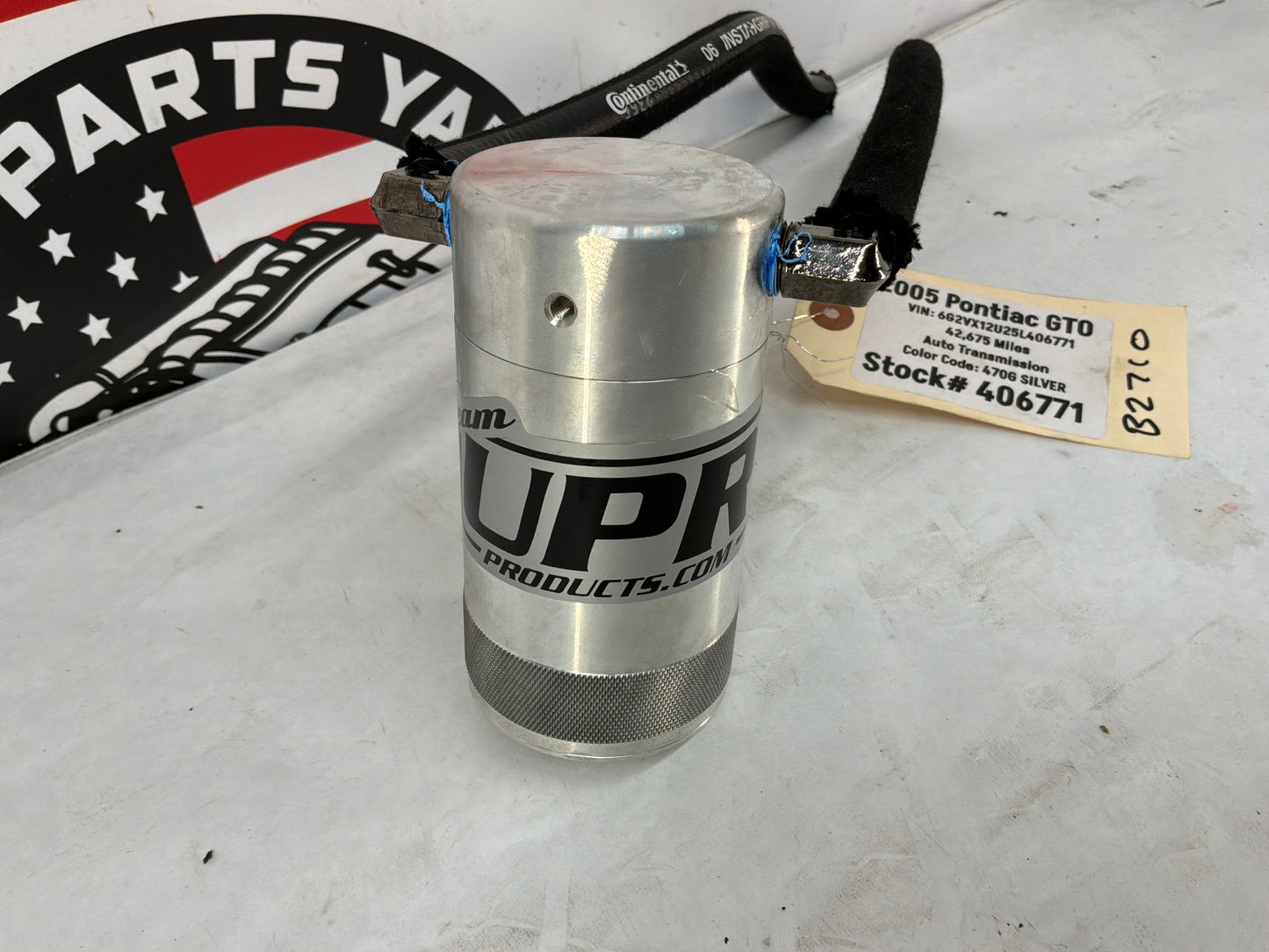 2005 Pontiac GTO Engine Motor Oil Catch Can After Market UPR