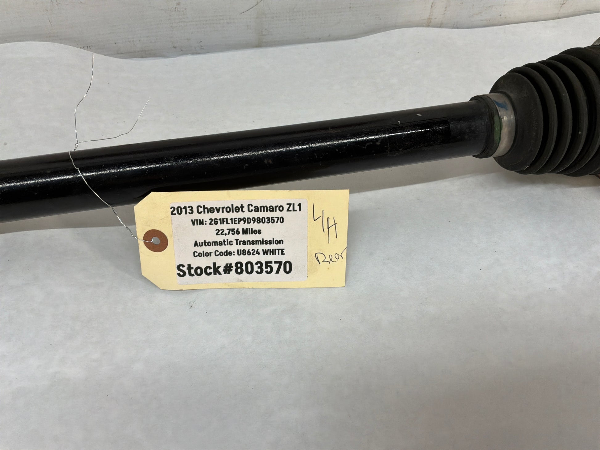 Lh axle - Day's Parts Yard