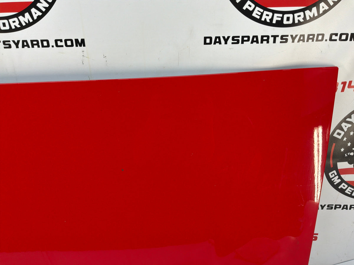 2002 Chevy Corvette Convertible  Trunk Deck Lid Red OEM