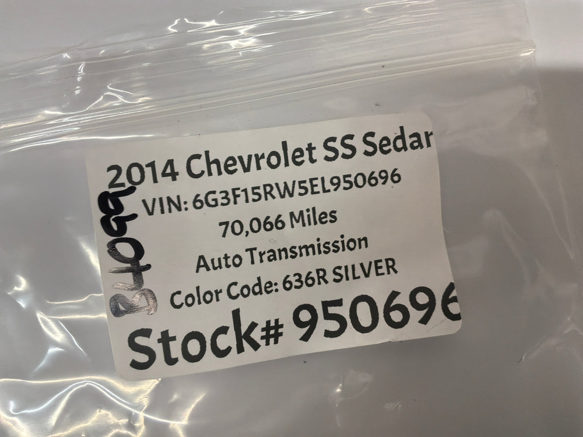 2014 Chevy SS Sedan RH & LH Seat Plug Connector Wire Covers OEM