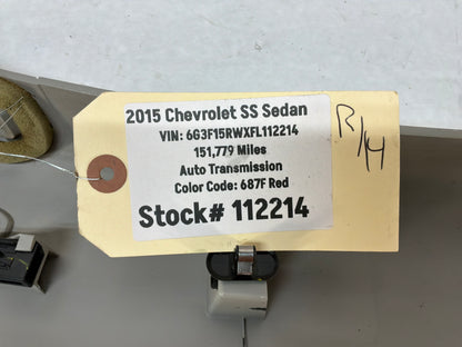 2015 Chevy SS Sedan RH & LH Interior A Pillar Windshield Trim Panel Moldings OEM