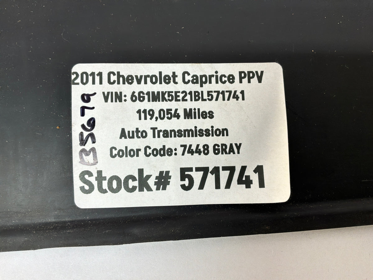 2011 Chevy Caprice PPV Glove Box Compartment Rubber Insert OEM