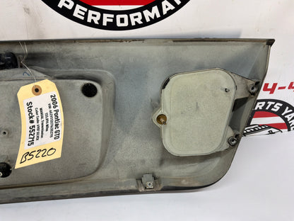 2006 Pontiac GTO Trunk Deck Lid Filler Insert Applique Panel Black OEM