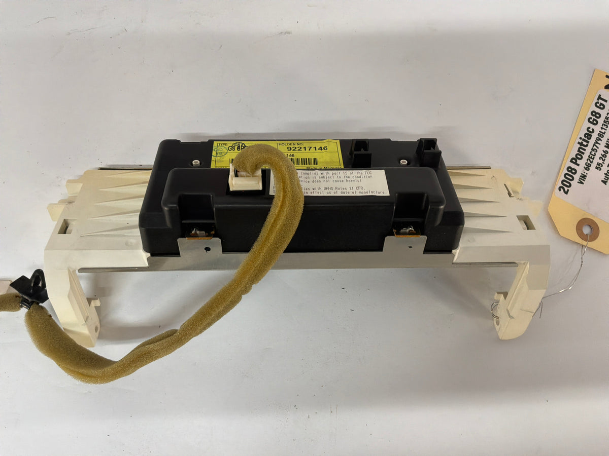 2008 Pontiac G8 GT Atari Dash Gauges Display Unit OEM