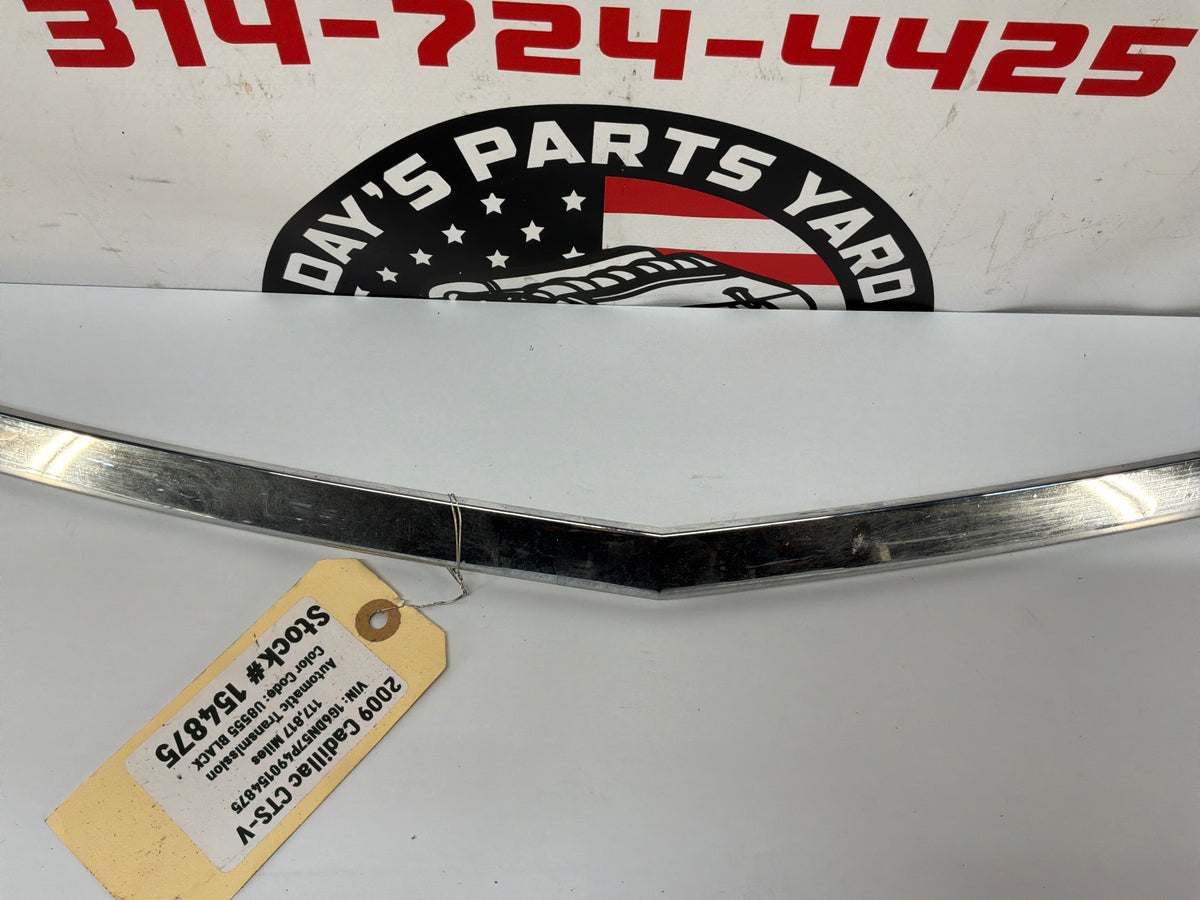 2009 Cadillac CTS-V Front Hood Trim Molding Chrome OEM