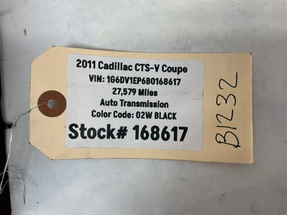 2011 Cadillac CTS-V Coupe Center Console Arm Rest Lid Cover OEM