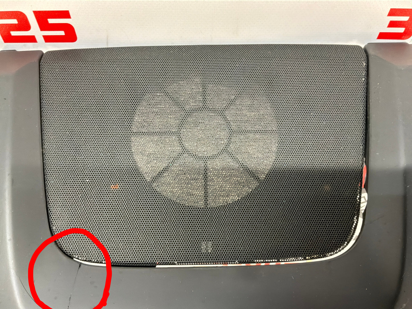Center Dash Radio Bezel Trim Molding Panel Speaker Grille OEM