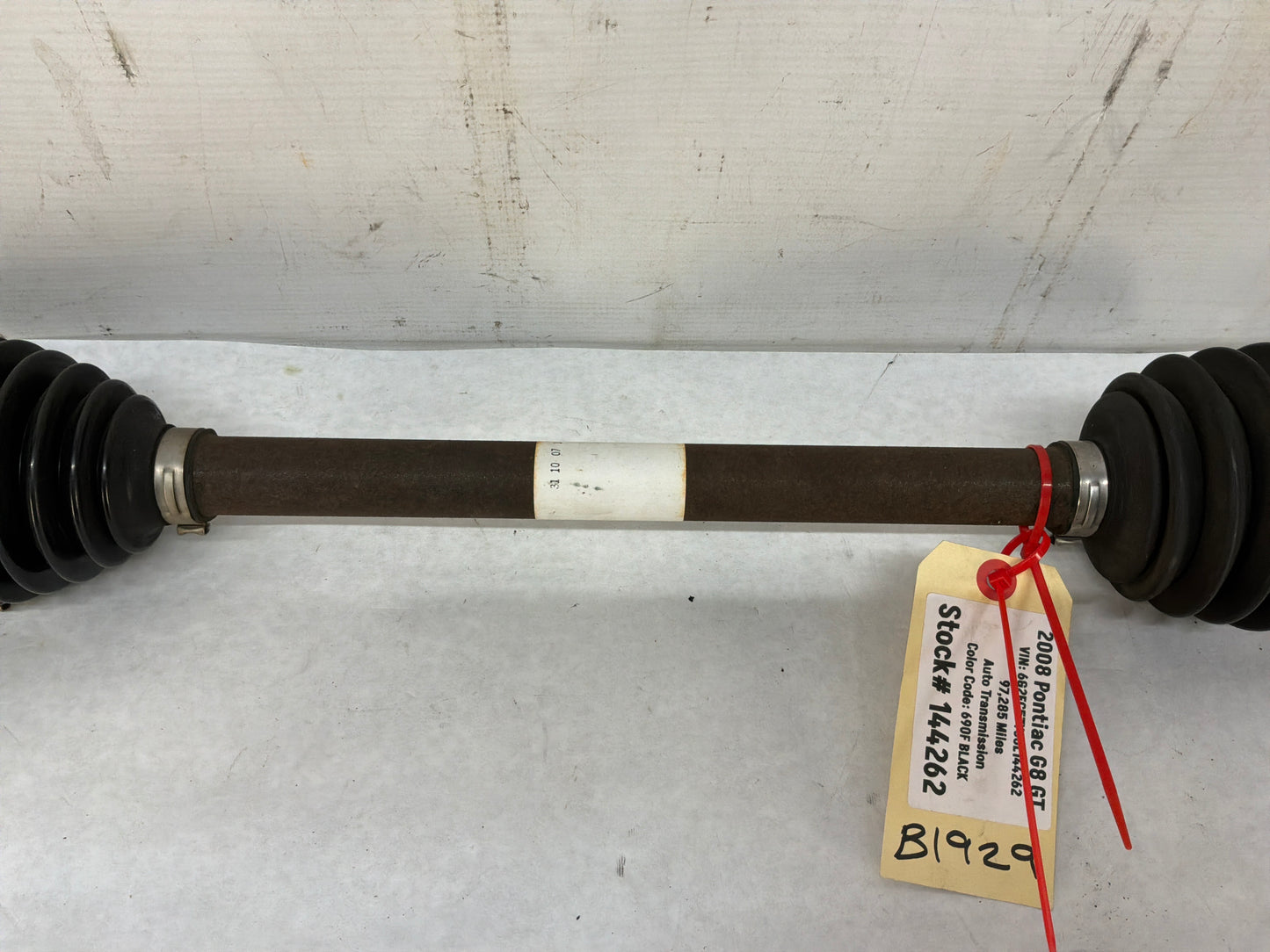 2008 Pontiac G8 RH Passenger Rear CV Axle Half Shaft OEM