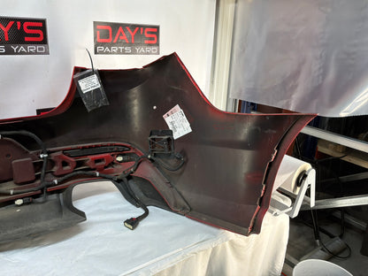 2014 Chevy SS Sedan Complete Rear Bumper Cover Panel Red OEM - Day's Parts Yard