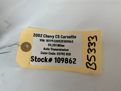 2002 Chevy C5 Corvette RH Passenger Interior Quarter Speaker Cover Panel Trim OEM