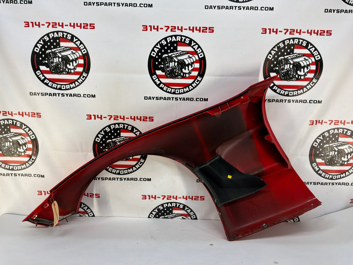 2002 Chevy C5 Corvette Convertible RH Passenger Front Fender Red OEM