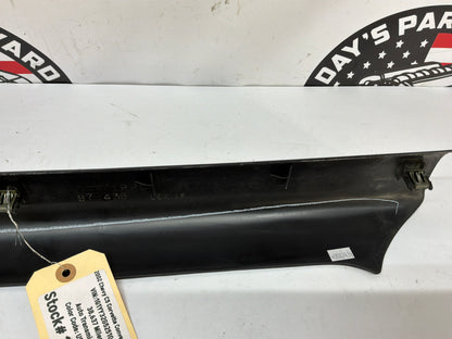 2002 Chevy Corvette Convertible LH Driver Interior Rocker Molding Kick Panel Plate Trim OEM