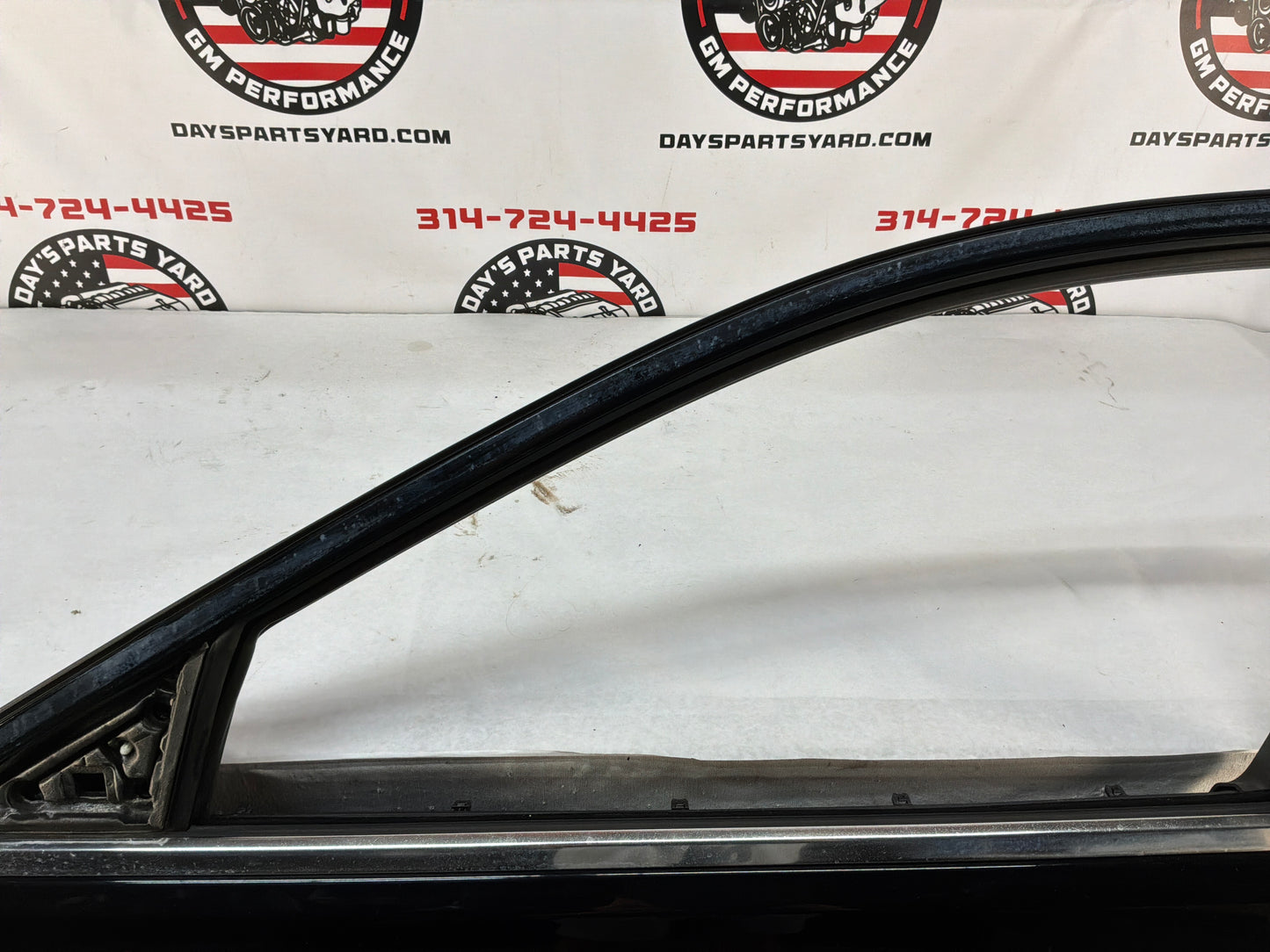 2016 Cadillac CTS-V LH Driver Front Exterior Door Black OEM