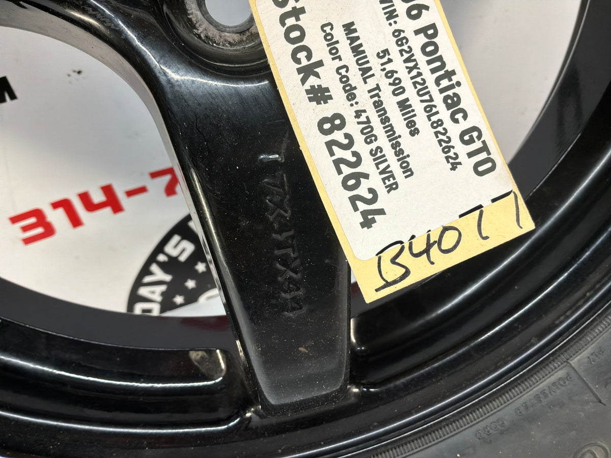 2006 Pontiac GTO Compact Spare Wheel & Tire OEM