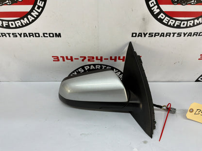 2017 Chevy SS Sedan RH Passenger Exterior Out Side Mirror Silver OEM
