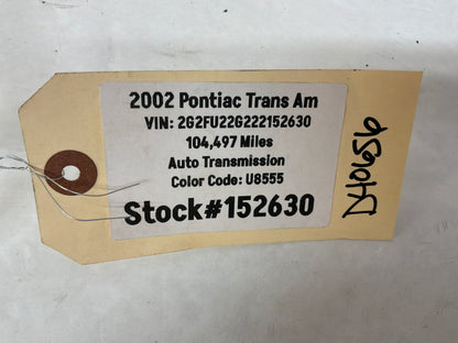 2002 Pontiac Trans Am WS6 Trunk Cargo Compartment Tie Down Hooks OEM