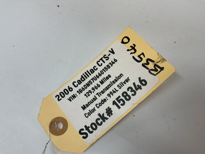 2006 Cadillac CTS-V LH Driver Rear Window Reg w/ Motor OEM