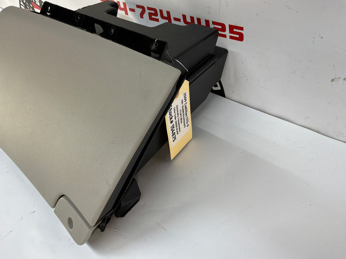 2009 Cadillac CTS-V Glove Box Compartment OEM Light Titanium